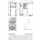 Przemiennik częstotliwości 3-fazowy 2,2 kW 400 V AC Delta Electronics VFD5A5MS43ANSHA